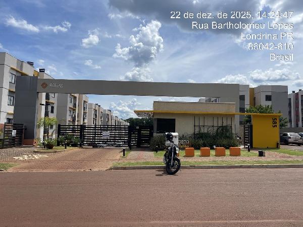 Apartamento em Londrina, Conjunto Habitacional Jamile Dequech, Rua Bartholomeu Lopes, N. 585, Apto 304,  Bl C Vg 106, PR. Área: 42.55m2