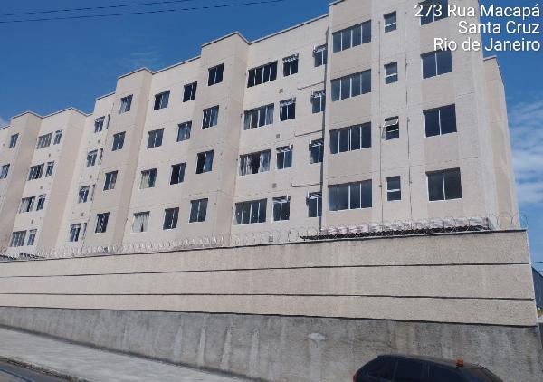 Apartamento em Rio de Janeiro, Santa Cruz, Rua Macapa, N. 273, Apto 504, Bl 06, RJ. Área: 41.19m2