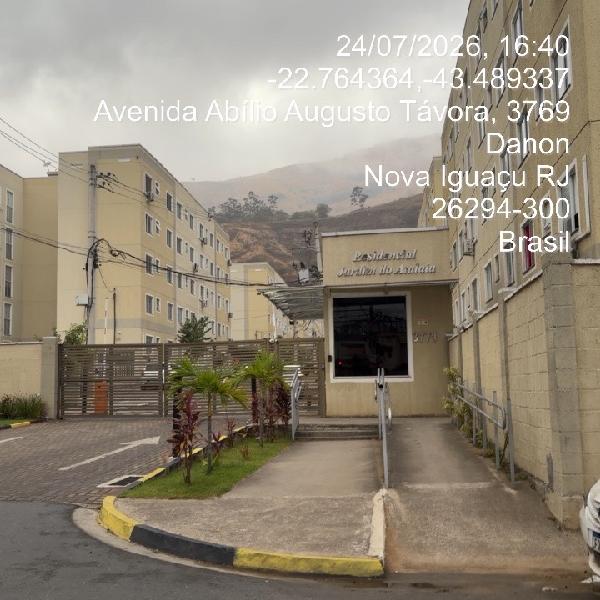Apartamento em Nova Iguaçu, Cabucu, Avenida Abilio Augusto Tavora, N. 3771, Apto 203, Bl 16 Vaga 38, RJ. Área: 40.83m2