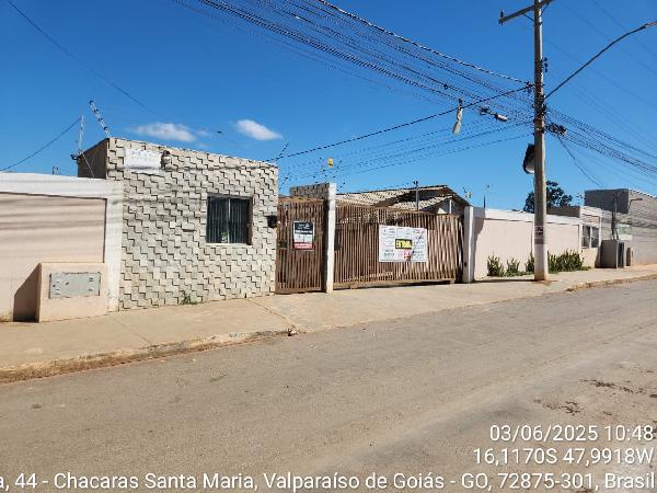 Casa em Valparaíso de Goiás, Chacaras Brasil A, Rua Esperanca, N. Sn, Cs 32, Qd 01, Ch 08, GO. Área: 60.46m2