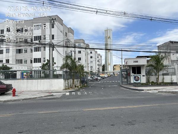 Apartamento em Rio de Janeiro, Parque Columbia, Rua Embau, N. 2000, Apto 502, Bl 05, RJ. Área: 41m2