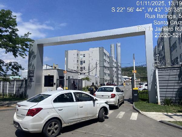 Apartamento em Rio de Janeiro, Santa Cruz, Rua Itatinga, N. 30, Apto 101, Bl 08, RJ. Área: 43.22m2