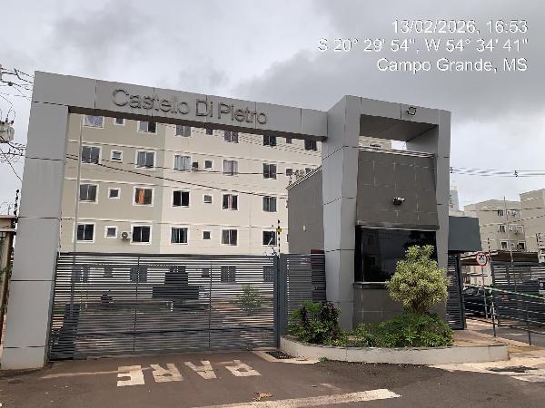 Apartamento em Campo Grande, Parque Residencial Rita Vieira, Rua Mariza Andrade Ribeiro, N. 1344, Apto 503, 5º Pav, Bl 05, Vaga 38, MS. Área: 39.96m2