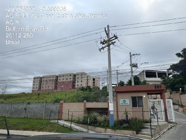 Apartamento em Belford Roxo, Das Gracas, Rua Belo Horizonte, N. 581, Apto 412, Torre T4, Lt 02, RJ. Área: 45.18m2