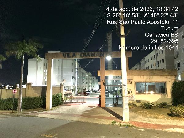Apartamento em Cariacica, Tucum, Rua Sao Paulo Apostolo, N. 15, Apto 104, Bl 06, ES. Área: 41.85m2
