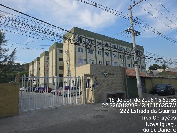 Apartamento em Nova Iguaçu, Sao Benedito, Rua Plinio Carneiro Jordao, N. 165, Apto 301, Bl 10, RJ. Área: 45.68m2