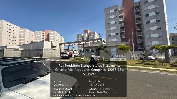 Apartamento em Campinas, Residencial Novo Tempo, Rua 3, N. 459, Apto 01, Terreo Bloco 04, SP. Área: 46.59m2