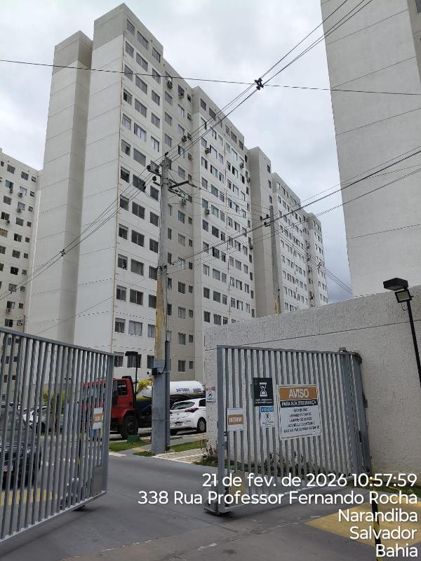 Apartamento em Salvador, Narandiba, Rua Professor Fernando Rocha, N. 326, Apto 604, Bl 04, BA. Área: 38.73m2