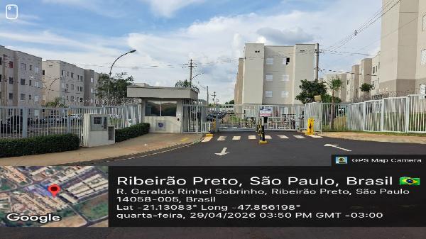 Apartamento em Ribeirão Preto, Reserva Macauba, Rua Geraldo Rinhel Sobrinho, N. 250, Apto 107, Bl 04, SP. Área: 43.27m2