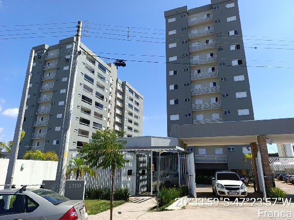 Apartamento em Franca, Vila Marta, Rua Walter Silveira, N. 1700, Apto 252, Bl 02 Box 98, SP. Área: 62.99m2