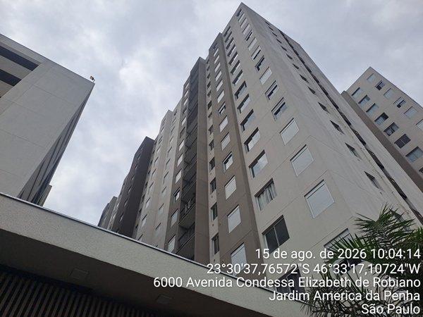 Apartamento em São Paulo, Vila Santo Henrique, Avenida Condessa Elisabeth De Robiano, N. 6000, Apto 1503, Torre 05, SP. Área: 41m2