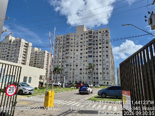 Apartamento em São Luís, Cohama, Rua Projetada / Rosa De Carvalho, N. Sn, Apto 101, Tr 1, MA. Área: 44.36m2