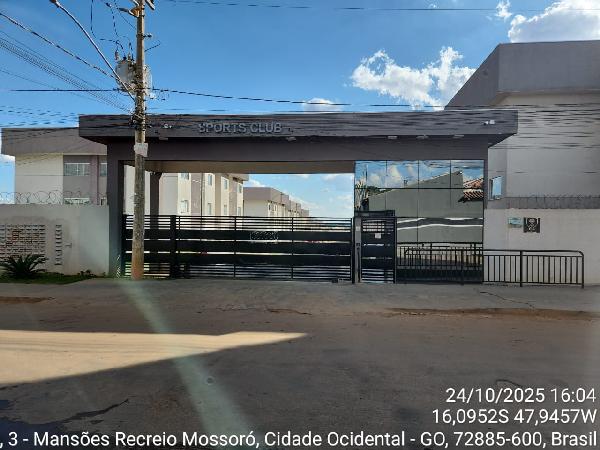 Apartamento em Cidade Ocidental, Mansoes Recreio Mossoro, Rua Rui Barbosa, N. Sn, Apto 204, Bl J Lt 11 Qd 04 Vg 204, GO. Área: 53.44m2