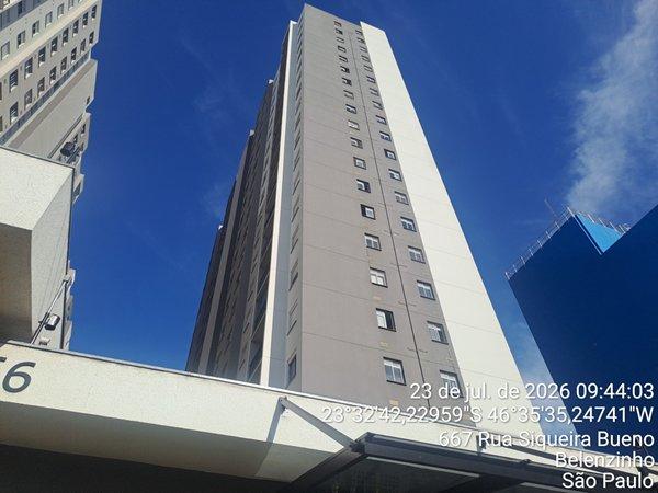 Apartamento em São Paulo, Belenzinho, Rua Siqueira Bueno, N. 656, Apto 1105, Torre 02, SP. Área: 24.63m2