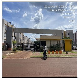 Apartamento em Londrina, Conjunto Habitacional Jamile Dequech, Rua Bartholomeu Lopes, N. 585, Apto 202k, Bloco K 2º Pavimento, Vaga Nº 164, PR. Área: 40.33m2