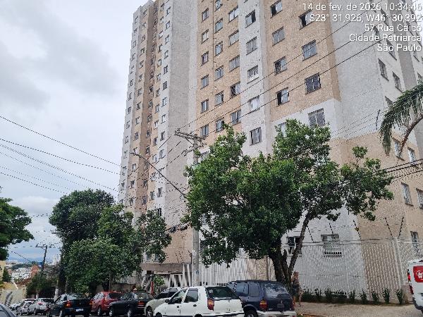 Apartamento em São Paulo, Cidade Patriarca, Rua Caico, N. 11, Apto 108, Torre B 1 Pavimento, SP. Área: 35.27m2
