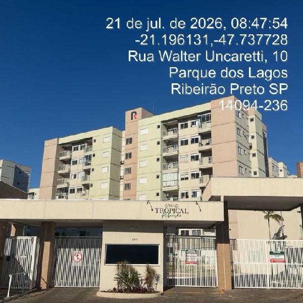 Apartamento em Ribeirão Preto, Residencial Parque Dos Servidores, Rua Olivia Maria De Jesus, N. 1900, Apto 803, Tr 2, SP. Área: 58.57m2