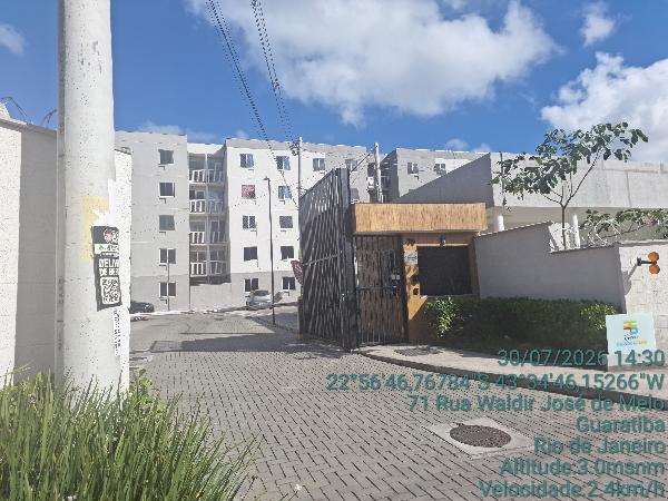 Apartamento em Rio de Janeiro, Freg De Guaratiba, Rua Waldir José De Melo, N. 70, Apto 412, Lt 01 Bl 01, RJ. Área: 45m2