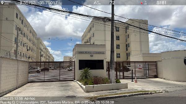 Apartamento em Maceió, Tabuleiro Do Martins, Rua Dos Nambus, N. 62, Apto 401, Bl 04, AL. Área: 38.4m2