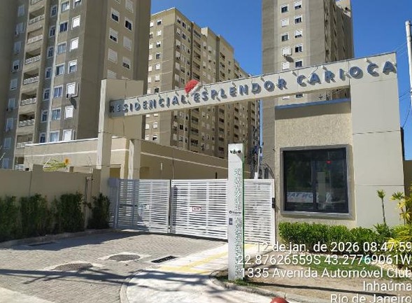 Apartamento em Rio de Janeiro, Inhaúma, Avenida Pastor Martin Luther King Junior, N. 989, Apto 1108, Bl 03, RJ. Área: 40m2