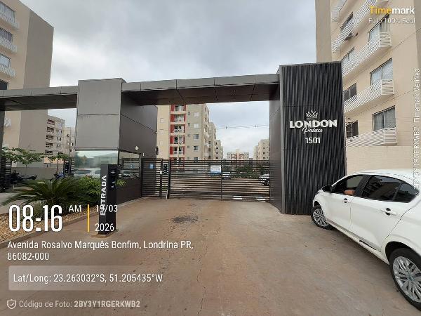 Apartamento em Londrina, Moradas De Portugal, Av Rosalvo Marques Bonfim, N. 1501, Apto 202, Bl 11 Vg 102, PR. Área: 45.3m2