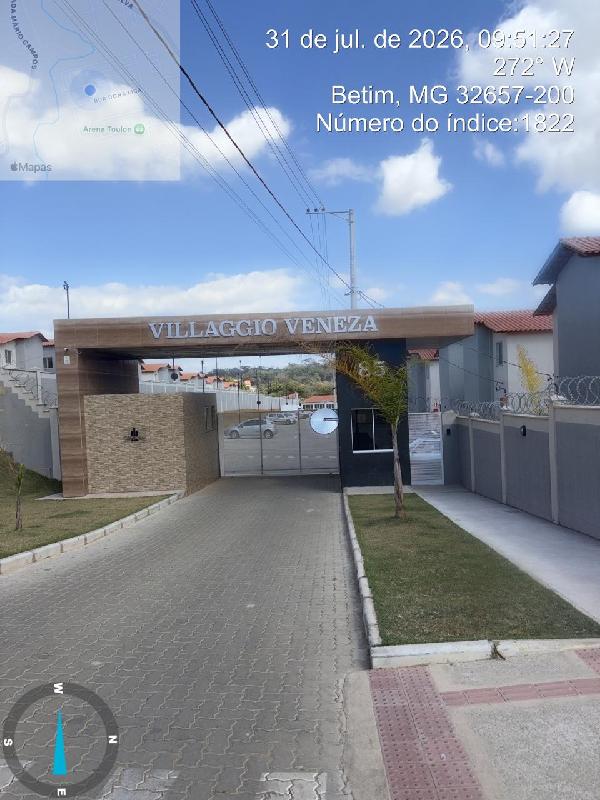 Apartamento em Betim, Chac Reun Guaraciaba, Rua Vicentina De Melo Alves, N. 423, Apto 101, Bl.9, MG. Área: 42.61m2