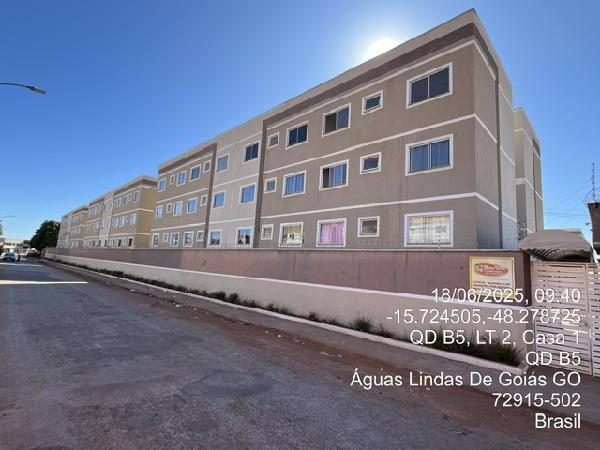 Apartamento em Águas Lindas de Goiás, Mansoes Por Do Sol, Rua 8, N. Sn, Apto 303, Torre 06, Lt 01, Qd B 07, GO. Área: 45m2