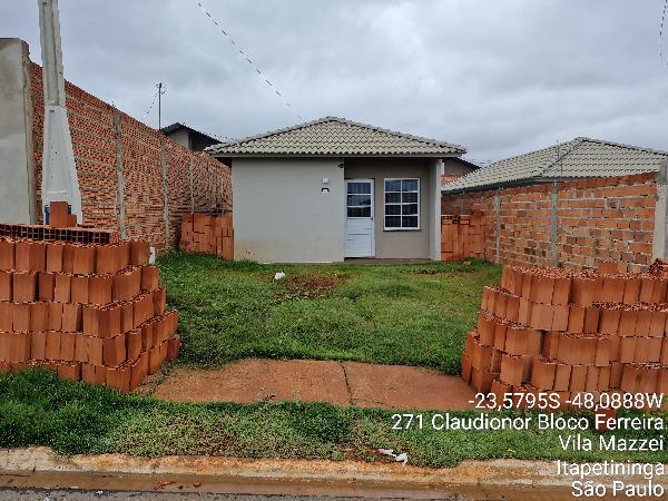 Casa em Itapetininga, Vila Mazzei, Rua Jose Maria Cerdeira Filho, N. 106, Lt 32 Qd Ah, SP. Área: 43.85m2