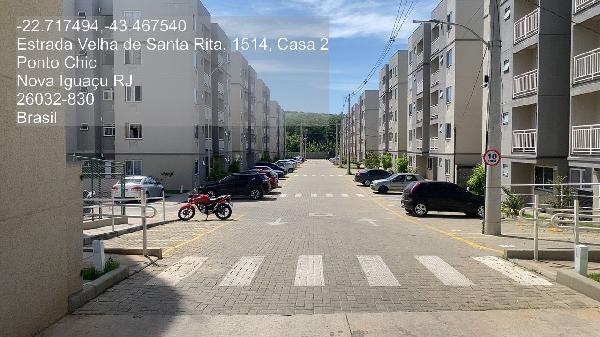 Apartamento em Nova Iguaçu, Tres Coracoes, Estrada Velha De Santa Rita, N. 1052, Apto 103, Bl 05, RJ. Área: 43.68m2