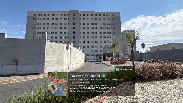 Apartamento em Taubaté, Barranco, Rua Vila Velha, N. 819, Apto 311, Pav 03 Tr 01 Vg 63, SP. Área: 39.88m2