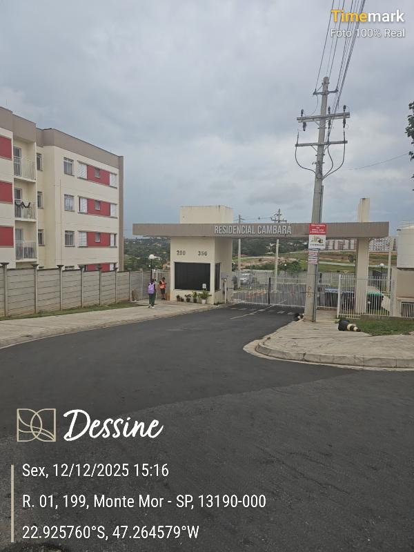 Apartamento em Monte Mor, Residencial Parque Do Cafe Ii, Rua Marlene Cordeiro Dos Santos, N. 250, Apto 47, Torre  2, SP. Área: 45.45m2