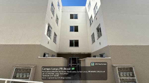 Apartamento em Campo Largo, Ouro Verde, Rua Caetano Munhoz Da Rocha, N. 1080, Apto 201, Bl 15 Pav 02 Vg 401 Tipo 10, PR. Área: 40.31m2