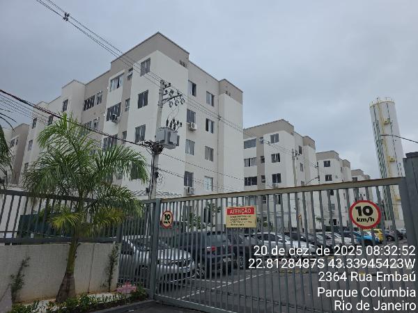 Apartamento em Rio de Janeiro, Parque Columbia, Rua Embau, N. 2000, Apto 304, Bl 3, Lt 01, RJ. Área: 41m2