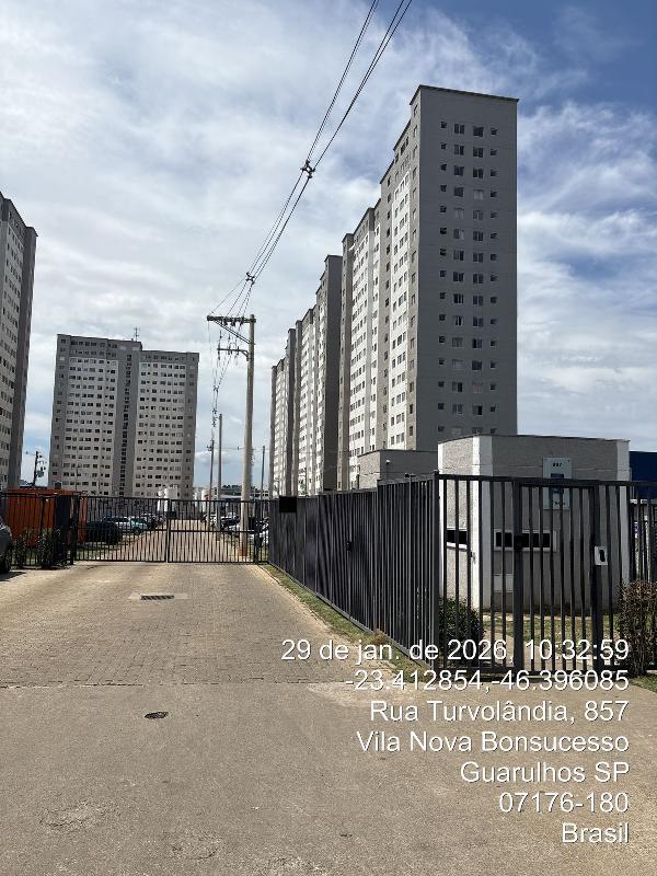 Apartamento em Guarulhos, Vila Nova Bonsucesso, Rua Turvolandia, N. 867, Apto 1103, 11º Andar, Bl 02, SP. Área: 42.1m2