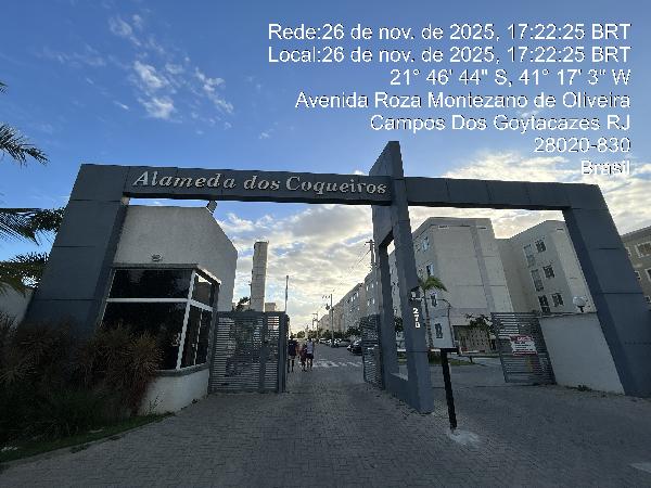 Apartamento em Campos dos Goytacazes, Parque Novo Jockey, Avenida Rosa Montezano De Oliveira, N. 224, Apto 402, Bl 18, Vg Nº 394, RJ. Área: 41.85m2