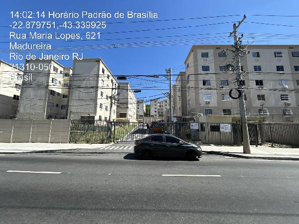 Apartamento em Rio de Janeiro, Madureira, Rua Maria Lopes, N. 655, Apto 507, Bl 04, RJ. Área: 40m2