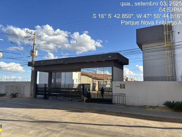 Apartamento em Cidade Ocidental, Mansoes Recreio Mossoro, Rua Barbosa, N. Sn, Apto 203, 1°Pav Bl K Vg 203 Lt 11 Qd 04, GO. Área: 53.44m2
