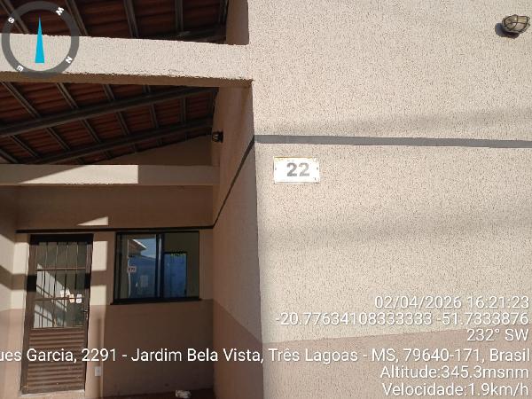 Casa em Três Lagoas, Jardim Progresso, Rua Isac Marques Garcia, N. Sn, Casa 22  Quadra 00  Lote 00, MS. Área: 64.72m2