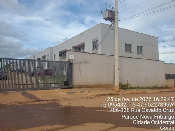 Apartamento em Cidade Ocidental, Mansoes Recreio Mossoro, Quadra 03, N. Sn, Apto 203, Bl B Chac 14 Pav 01 Rua Oswaldo Cruz, GO. Área: 53.54m2