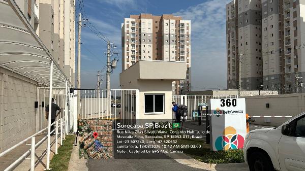 Apartamento em Sorocaba, Conjunto Habitacional Julio De Mesquita, Rua Nilva Zilah Silvatti Viana, N. 360, Apto 18, Bl 02 Vg 93, SP. Área: 41.02m2