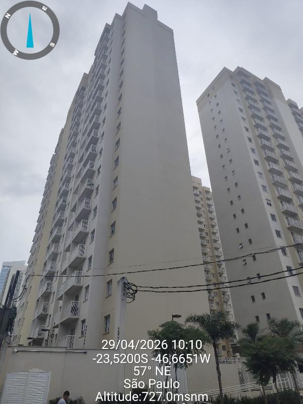Apartamento em São Paulo, Parque Industrial Tomas Edson, Rua Rubens Porta Nova, N. 166, Apto 409, Tr 2b His 1, SP. Área: 27.1m2