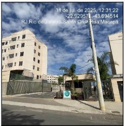 Apartamento em Rio de Janeiro, Santa Cruz, Rua Macapa, N. 273, Apto 111, Bl 04, RJ. Área: 41.07m2