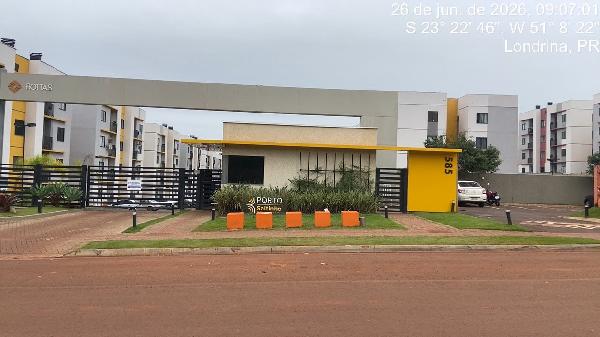 Apartamento em Londrina, Conjunto Habitacional Jamile Dequech, Rua Bartholomeu Lopes, N. 585, Apto 403d, Tp 05 Bl D Vg 95, PR. Área: 42.55m2