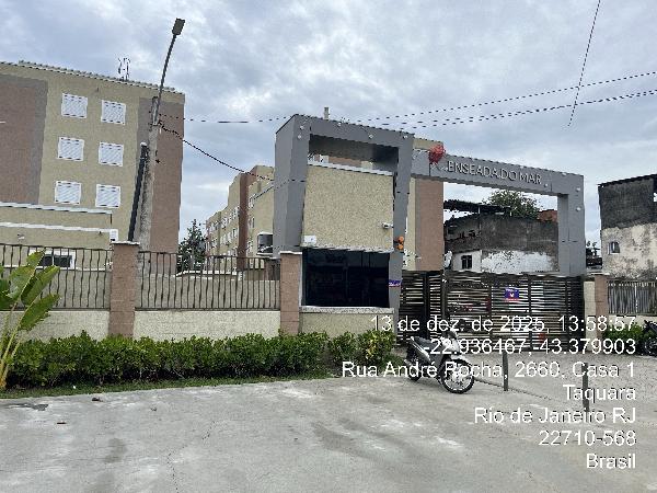 Apartamento em Rio de Janeiro, Taquara, Rua Andre Rocha, N. 2630, Apto 408, Bl 02, RJ. Área: 34m2