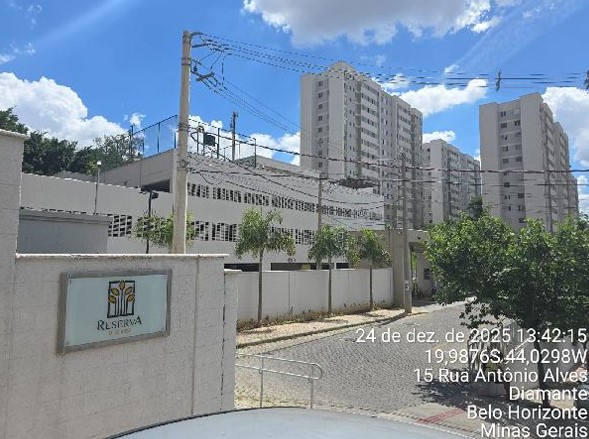 Apartamento em Belo Horizonte, Diamante (barreiro), Rua Antonio Alves, N. 300, Apto 1006, Qt 182 Lt 01 Bl 01 Vg 75, MG. Área: 47.4m2