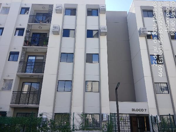 Apartamento em Rio de Janeiro, Jacarepagua, Rua Adilio De Oliveira Goncalves Proj 1 Paa 9509, N. 240, Apto 204, Bl 7, RJ. Área: 41m2