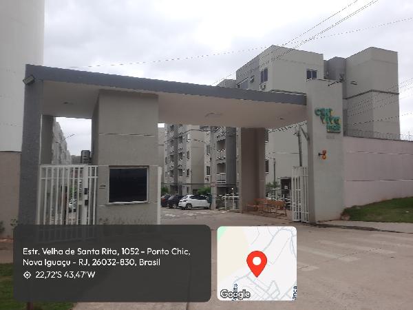 Apartamento em Nova Iguaçu, Ponto Chic, Estrada Velha De Santa Rita, N. 1052, Apto 201, Bl 15, RJ. Área: 42.61m2