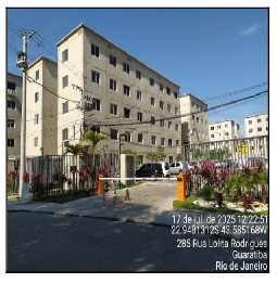 Apartamento em Rio de Janeiro, Guaratiba, Rua Projetada 02, N. 285, Apto 507, Bl 12, Lt 06, Pal 49516, RJ. Área: 40m2 Apartamento em Rio de Janeiro, Guaratiba, Rua Projetada 02, N. 285, Apto 507, Bl 12, Lt 06, Pal 49516, RJ. Área: 40m2