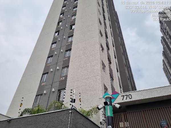 Apartamento em São Paulo, Belenzinho, Rua Cesario Alvim, N. 770, Apto 1308, His, SP. Área: 34.27m2