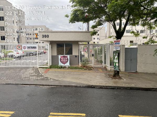Apartamento em Rio de Janeiro, Pavuna, Rua Edgar Loureiro Valdetaro, N. 300, Apto 101, Bl 06, RJ. Área: 41m2